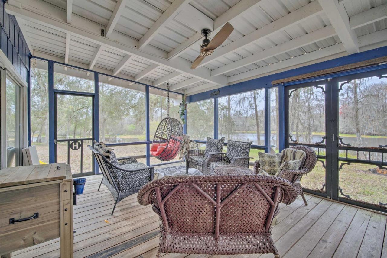 Unplugged Withlacoochee Riverfront Retreat! Bushnell Εξωτερικό φωτογραφία