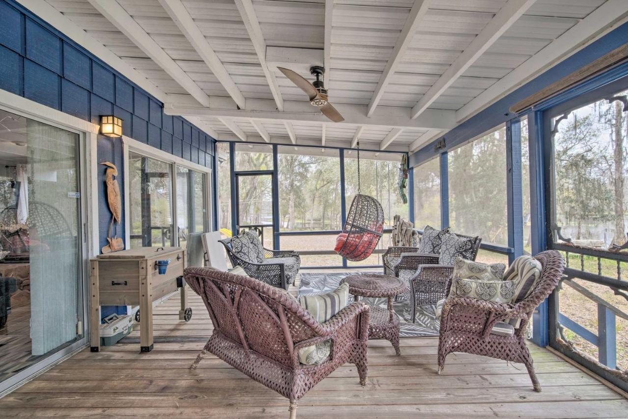 Unplugged Withlacoochee Riverfront Retreat! Bushnell Εξωτερικό φωτογραφία